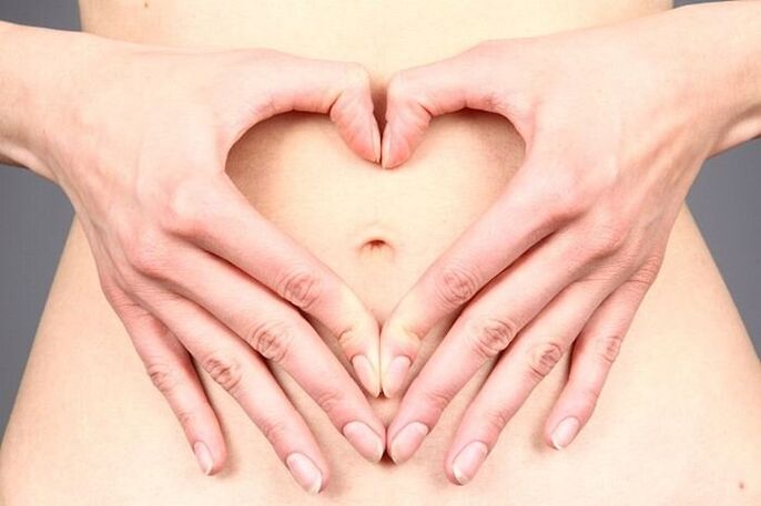 The girl cleansed her intestines of parasites