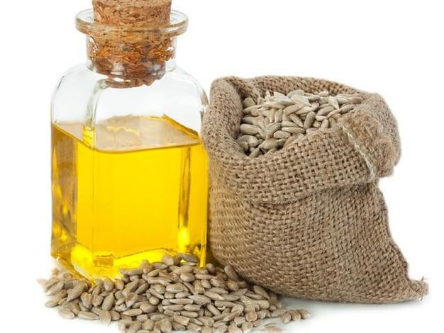 sunflower seed oil against parasites